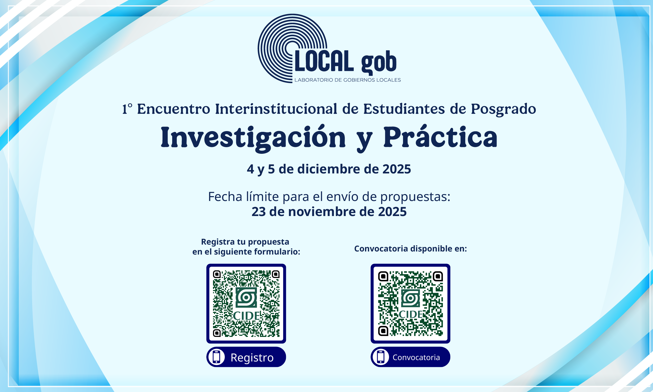 Banner 1◦ Encuentro Interinstitucional de Estudiantes de Posgrado